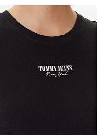Tommy Jeans T-Shirt Essential DW0DW20913 Czarny Slim Fit. Kolor: czarny. Materiał: bawełna #5