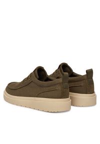 Clarks Półbuty Polden Moc 26186615 Zielony. Kolor: zielony. Materiał: materiał #6