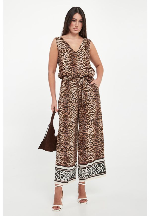 Liu Jo - Kombinezon damski z motywem zwierzęcym LIU JO. Wzór: motyw zwierzęcy