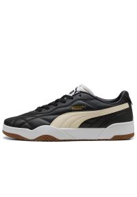 Buty Puma Tifosi Lux 40225901 - czarne. Kolor: czarny. Materiał: skóra, guma. Szerokość cholewki: normalna