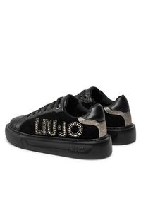 Liu Jo Sneakersy Kylie 22 BF4061 PX230 Czarny. Kolor: czarny. Materiał: skóra, zamsz #6