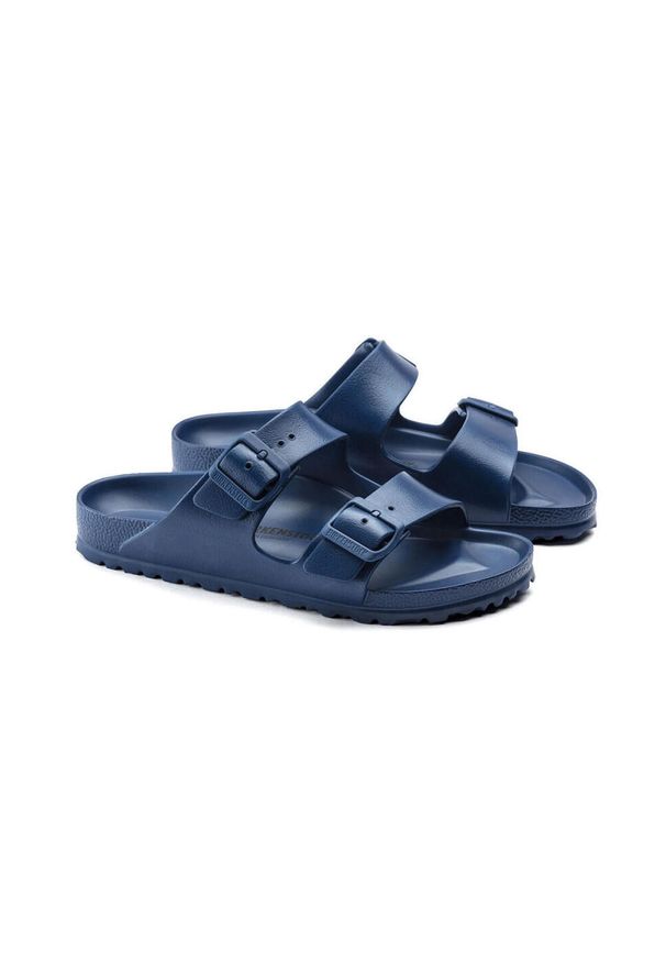 Klapki damskie Birkenstock Arizona Eva. Zapięcie: bez zapięcia. Kolor: niebieski. Materiał: syntetyk, materiał. Szerokość cholewki: normalna. Sport: turystyka piesza, pływanie, fitness
