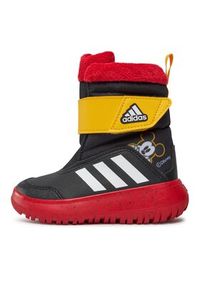 Adidas - adidas Śniegowce Winterplay x Disney Shoes Kids IG7190 Czarny. Kolor: czarny. Wzór: motyw z bajki