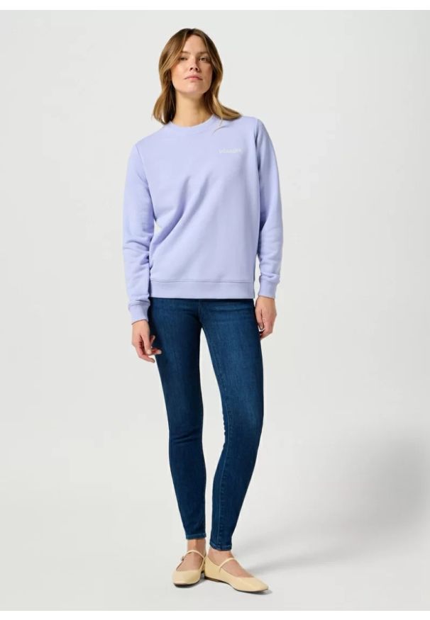Wrangler - DAMSKA BLUZA WRANGLER REGULAR SWEAT SWEET LAVENDER 112355290