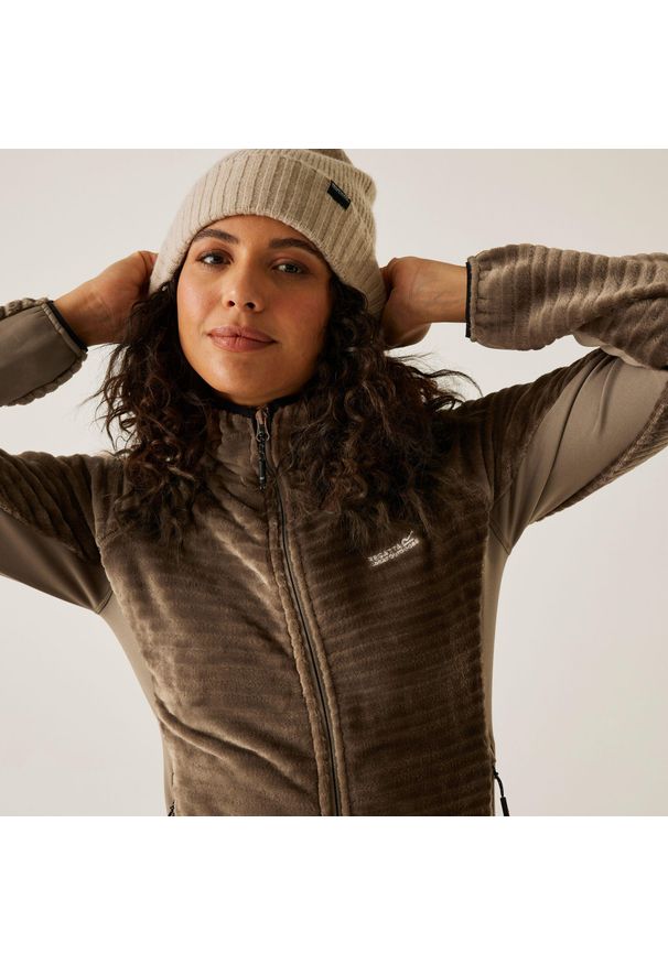 Regatta - Endra Damski polar turystyczny. Kolor: brązowy. Materiał: polar. Sport: turystyka piesza