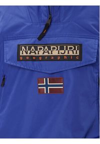 Napapijri Kurtka anorak Rainforest Next NP0A4IB9 Niebieski Regular Fit. Kolor: niebieski. Materiał: syntetyk #5