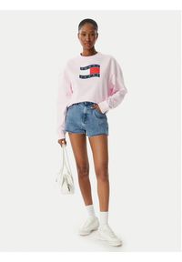 Tommy Jeans Szorty jeansowe DW0DW22691 Niebieski jasny Regular Fit. Kolor: niebieski. Materiał: bawełna #4