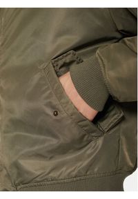 Guess Jeans Kurtka bomber M5RL81 WHAA2 Khaki Regular Fit. Kolor: brązowy. Materiał: syntetyk #2