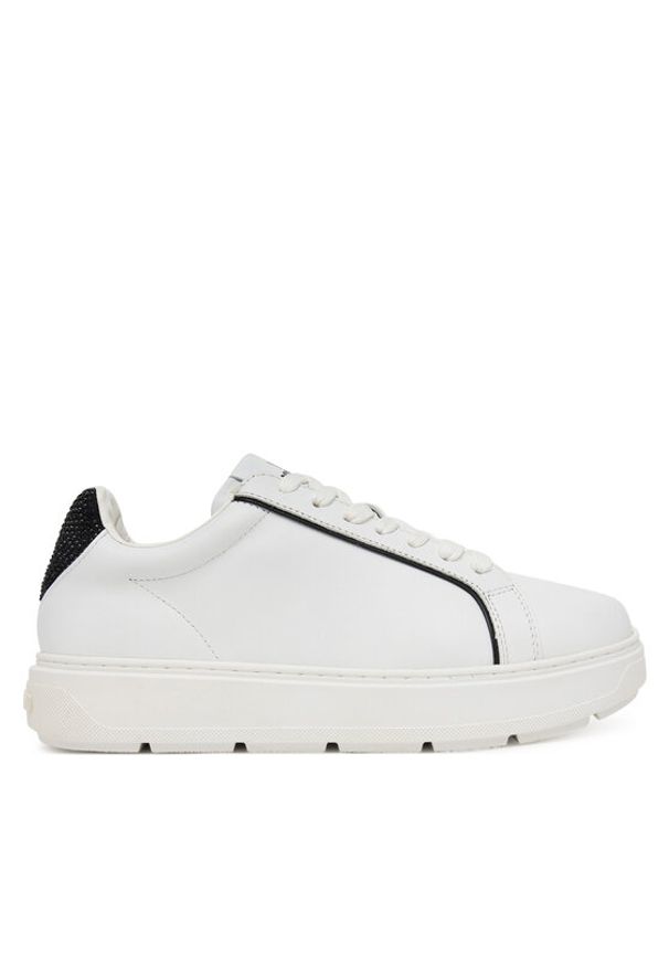 Love Moschino - LOVE MOSCHINO Sneakersy JA15184G1NIAC10B40 Czarny. Kolor: czarny. Materiał: skóra