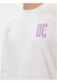 DC Longsleeve Sportster Hls ADYZT05371 Biały Regular Fit. Kolor: biały. Materiał: bawełna. Długość rękawa: długi rękaw
