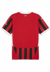 Puma - Męska koszulka domowa AC Milan 24/25 PUMA For All Time Red Black. Kolor: czerwony, czarny, wielokolorowy. Sport: piłka nożna