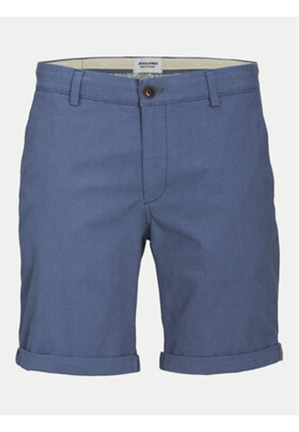 Jack & Jones - Jack&Jones Szorty materiałowe Fury 12206889 Niebieski Regular Fit. Kolor: niebieski. Materiał: bawełna
