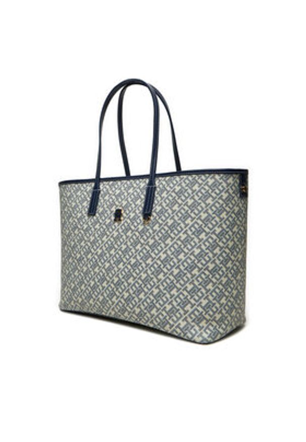 TOMMY HILFIGER - Tommy Hilfiger Torebka AW0AW17379 Niebieski. Kolor: niebieski. Materiał: skórzane