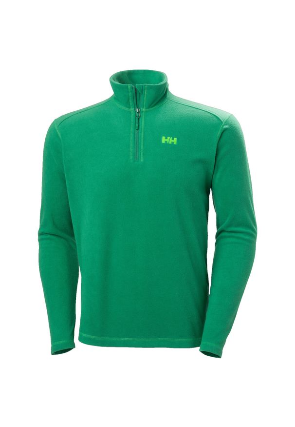 1/2 zip fleece Helly Hansen Daybreaker. Kolor: zielony. Materiał: polar, dresówka, materiał. Sport: turystyka piesza