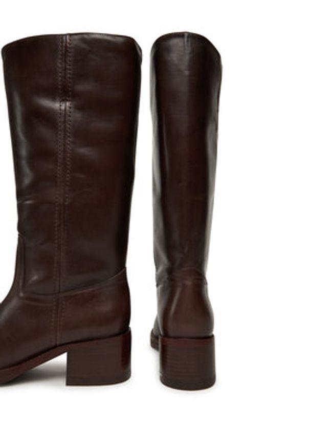 Bronx Kozaki Ky Ley 14344-V Brązowy. Kolor: brązowy. Materiał: skóra