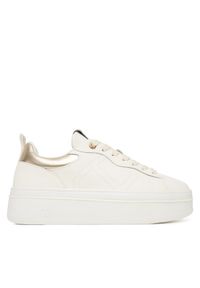 TwinSet - TWINSET Sneakersy 252TCP024 Biały. Kolor: biały. Materiał: skóra