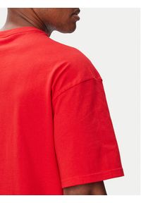 Adidas - adidas T-Shirt Trefoil Essentials HZ1003 Czerwony Loose Fit. Kolor: czerwony. Materiał: bawełna #3