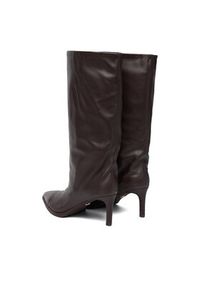 Gino Rossi - GINO ROSSI Kozaki EO-SLT2636-1203-3R Brązowy. Kolor: brązowy. Materiał: skóra #5