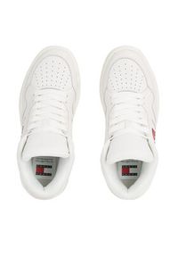 Tommy Jeans Sneakersy Tjw New Basket Mc EN0EN02493 Écru. Materiał: skóra #5