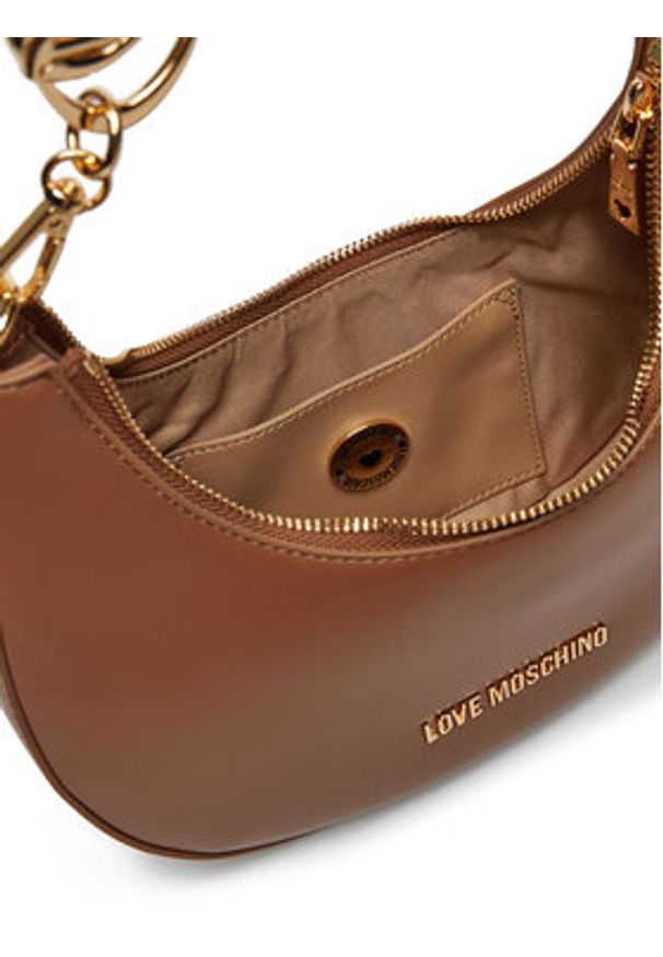 Love Moschino - LOVE MOSCHINO Torebka JC4048PP1MLF0201 Brązowy. Kolor: brązowy. Materiał: skórzane