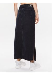 Calvin Klein Jeans Spódnica jeansowa J20J221808 Czarny Regular Fit. Kolor: czarny. Materiał: bawełna #5
