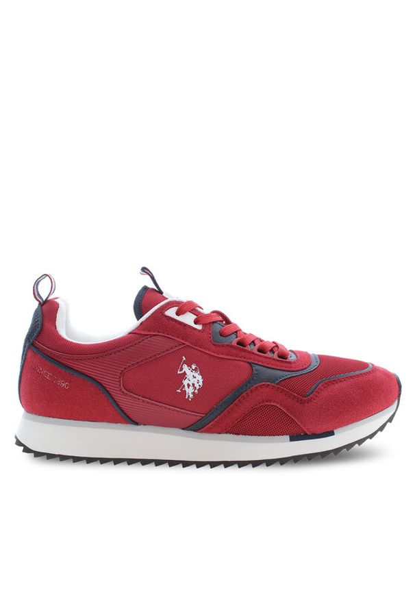 U.S. Polo Assn. Sneakersy Ethan ETHAN001 Czerwony. Kolor: czerwony. Materiał: materiał