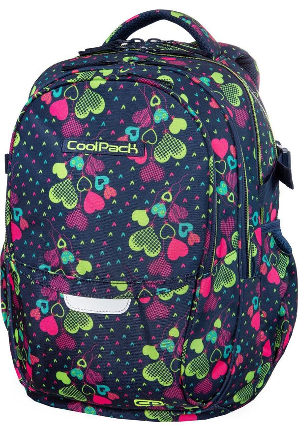 Coolpack Plecak szkolny Factor Lime Hearts (B02010)