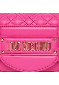 Love Moschino - LOVE MOSCHINO Torebka JC4056PP1ILA0615 Różowy. Kolor: różowy. Materiał: skórzane