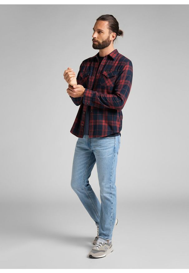 Lee - LEE RIDER MĘSKIE SPODNIE JEANSOWE WORN NEW HILL L701MWIR 112140644