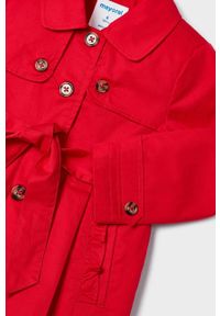 Mayoral płaszcz dziecięcy kolor czerwony. Okazja: na co dzień. Kolor: czerwony. Styl: casual #6