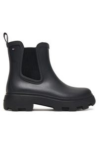TOMMY HILFIGER - Kalosze Tommy Hilfiger. Kolor: czarny