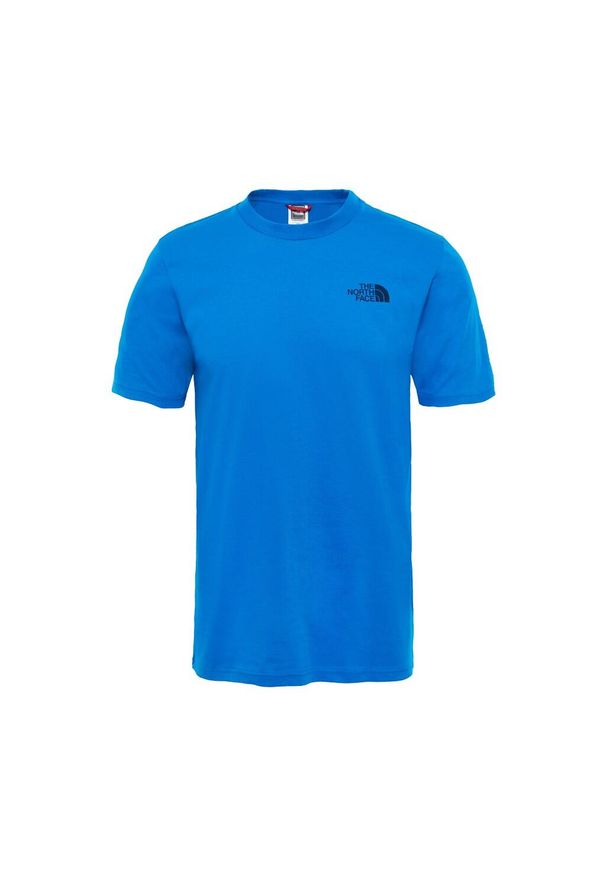 Koszulka The North Face M Simple Dome Tee męska. Kolor: niebieski