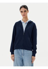 TOMMY HILFIGER - Tommy Hilfiger Bluza UW0UW05772 Granatowy Regular Fit. Kolor: niebieski. Materiał: bawełna