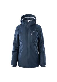 Hi-tec - Kurtka damska ocieplana Hi-Tec Lady Orebro II - granatowa, Rozmiar L. Typ kołnierza: kołnierzyk stójkowy. Kolor: niebieski. Sezon: zima. Sport: wspinaczka, narciarstwo #1