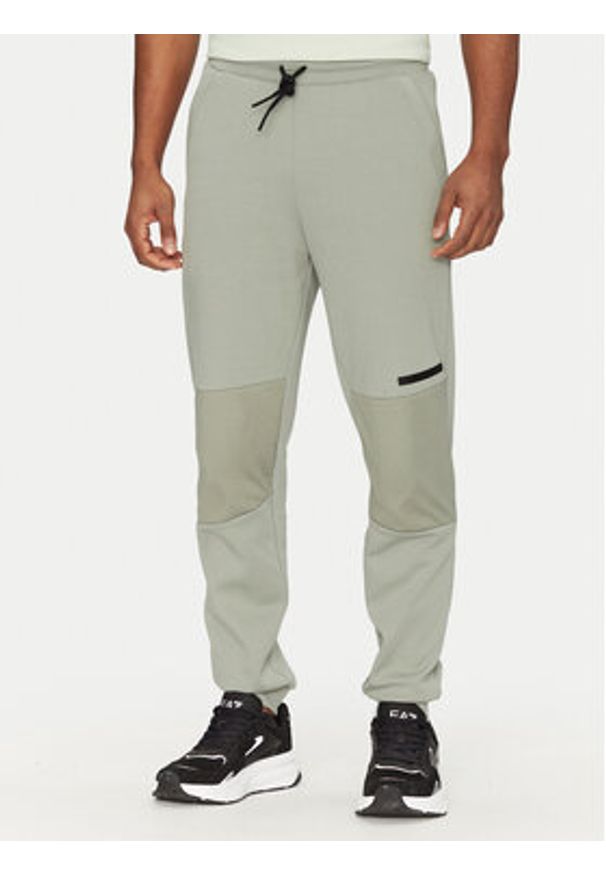 EA7 Emporio Armani Dres 7M000328 AF12660 U8058 Szary Regular Fit. Kolor: szary. Materiał: bawełna, syntetyk