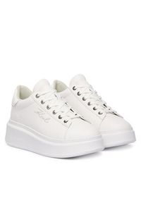 Karl Lagerfeld - KARL LAGERFELD Sneakersy Anakapri KL63518A Biały. Kolor: biały. Materiał: skóra #5