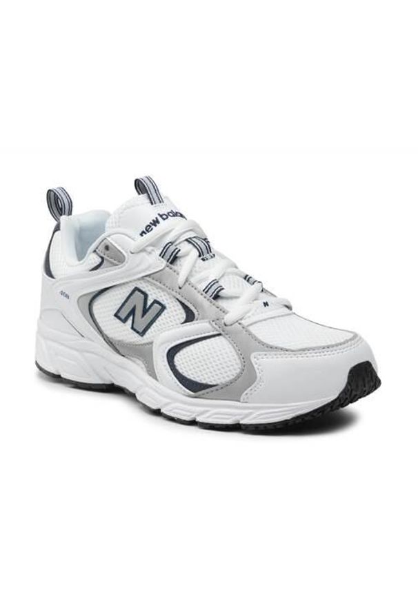 Buty do chodzenia unisex New Balance Nb 408. Kolor: biały. Materiał: materiał, syntetyk. Szerokość cholewki: normalna. Sport: turystyka piesza