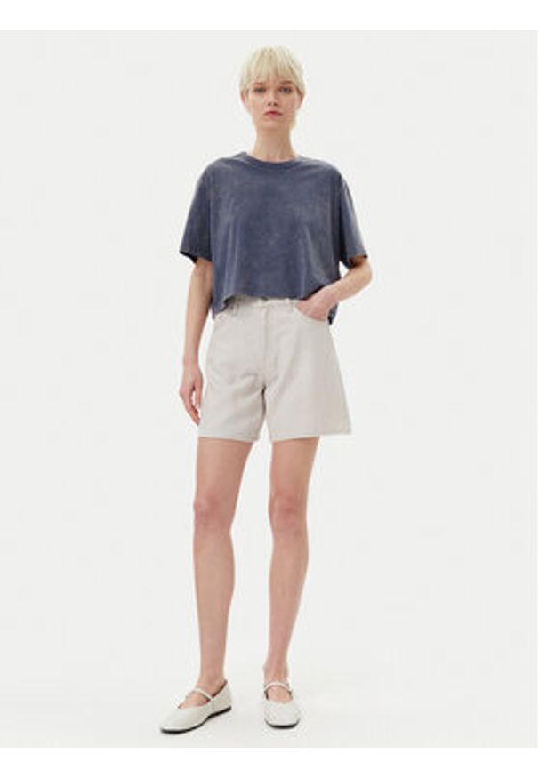 Levi's® Szorty jeansowe A9311-0018 Écru Baggy Fit. Materiał: bawełna