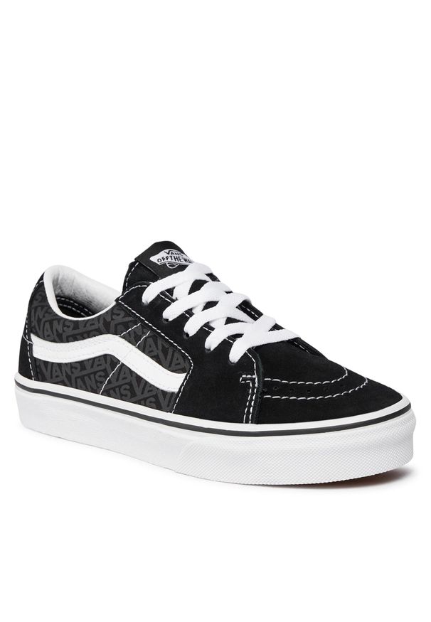 Sneakersy Vans Jn Sk8-Low VN0A5EE4BP91 Black/True White. Kolor: czarny