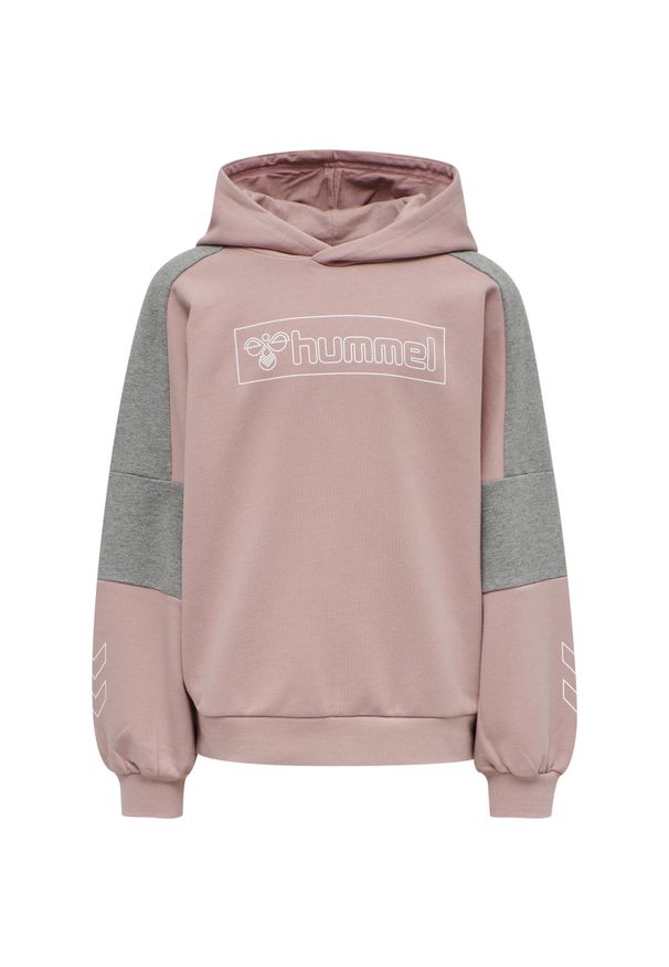 Bluza z kapturem dla dzieci Hummel hmlBOXLINE. Typ kołnierza: kaptur. Kolor: różowy. Sport: joga i pilates