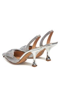 Steve Madden Sandały Niteowl-R SM11003534 Srebrny. Kolor: srebrny. Materiał: materiał