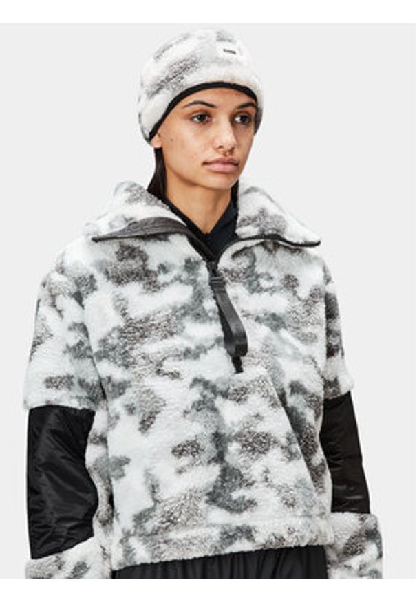 Rains Opaska materiałowa Kofu Fleece Headband T1 20170 Khaki. Kolor: brązowy. Materiał: materiał