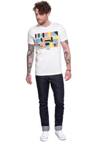 Wrangler - WRANGLER T SHIRT SS UNITY TEE OFF WHITE W7E9D3737. Kolor: biały #8