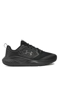 Under Armour Buty na siłownię Ua Charged Commit Tr 4 3026017-005 Czarny. Kolor: czarny. Materiał: skóra. Sport: fitness