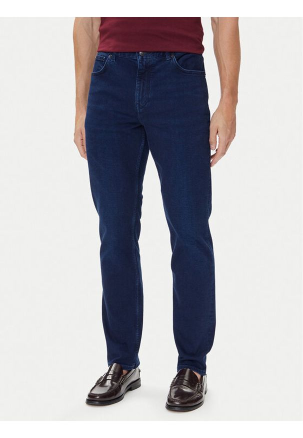 TOMMY HILFIGER - Tommy Hilfiger Jeansy Denton MW0MW39662 Granatowy Straight Fit. Kolor: niebieski