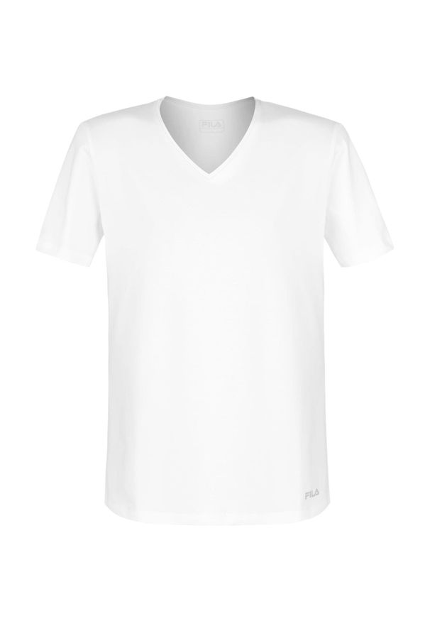 Bawełniana Męska koszulka Fila FU5001-300. Kolor: biały. Materiał: bawełna