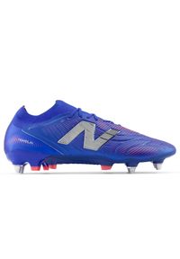 Korki męskie New Balance TEKELA ELITE SG V5 ST1SLMP5 – niebieskie. Kolor: niebieski. Materiał: włókno. Szerokość cholewki: normalna