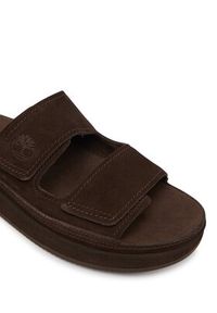 Timberland Klapki TB0A2755EIV1 Brązowy. Kolor: brązowy. Materiał: zamsz, skóra #5