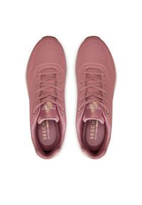 skechers - Skechers Sneakersy 155196/ROS Różowy. Kolor: różowy. Materiał: skóra
