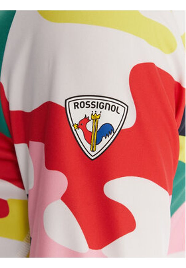 Rossignol Bluza techniczna RLOWL11 Kolorowy Slim Fit. Materiał: syntetyk. Wzór: kolorowy